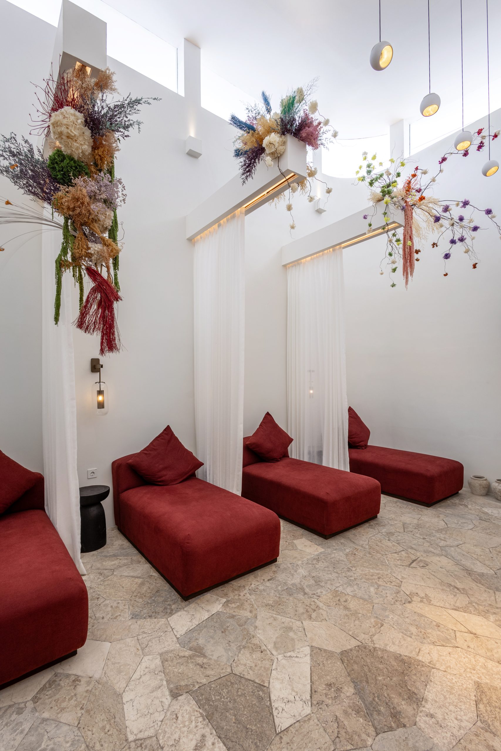 Peaceful massage room interior at Mello Spa Bali