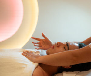 Relaxing facial treatment at Mello Spa Seminyak Bali with calming skin therapy